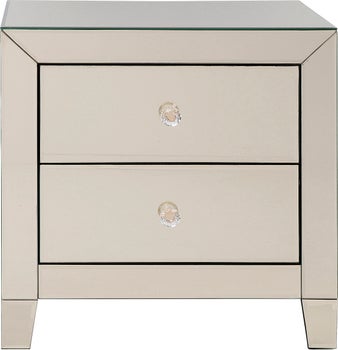 Produkt: Kommode Klein Pearl Champagne 2 Schübe.