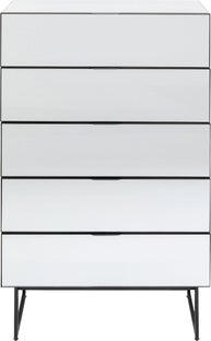 Kommode Soran 5 Schübe Schwarz 65x114cm – Grafik-1.