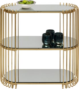 Konsole Wire Brass 81x78cm – Grafik-1.