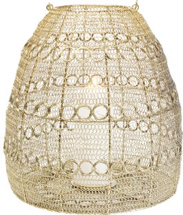 Laterne Hayat Cone Brass 37cm – Grafik-1.