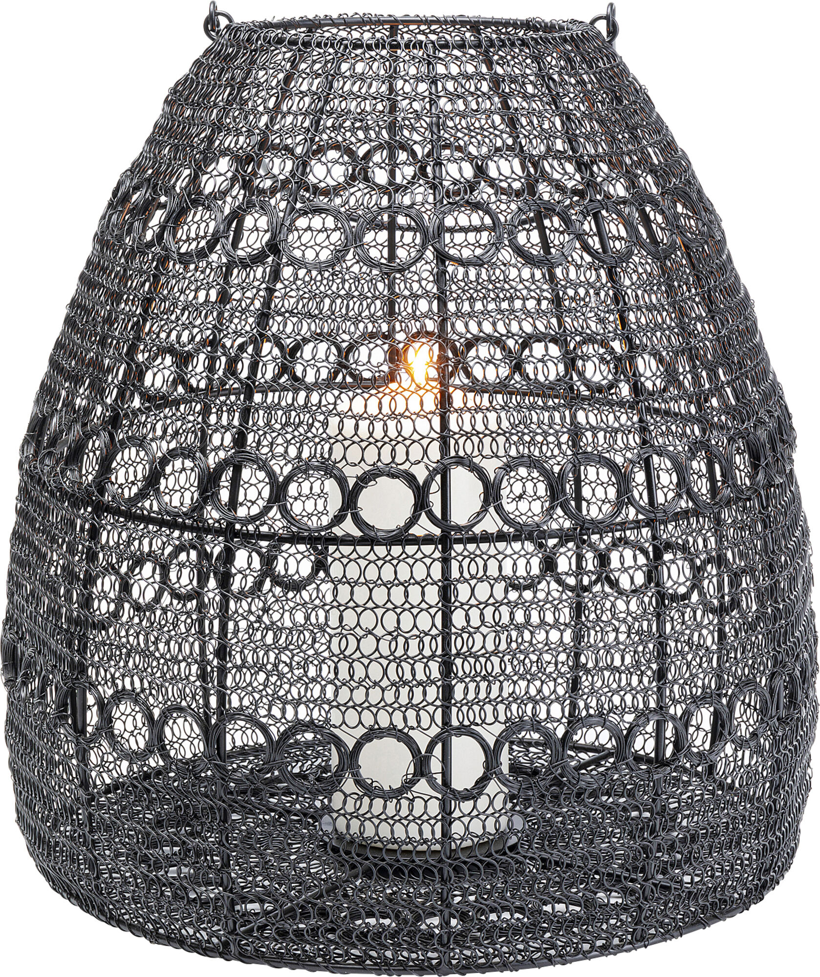 Laterne Dunya Schwarz 37cm – Grafik-1.