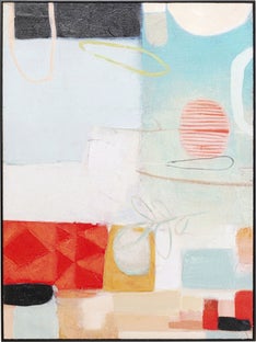 Leinwandbild Allegro Circles 120x90cm - Einzelstück – Grafik-1.