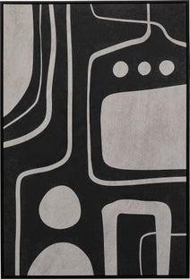 Leinwandbild Artistic Blacky 70x110cm – Grafik-1.