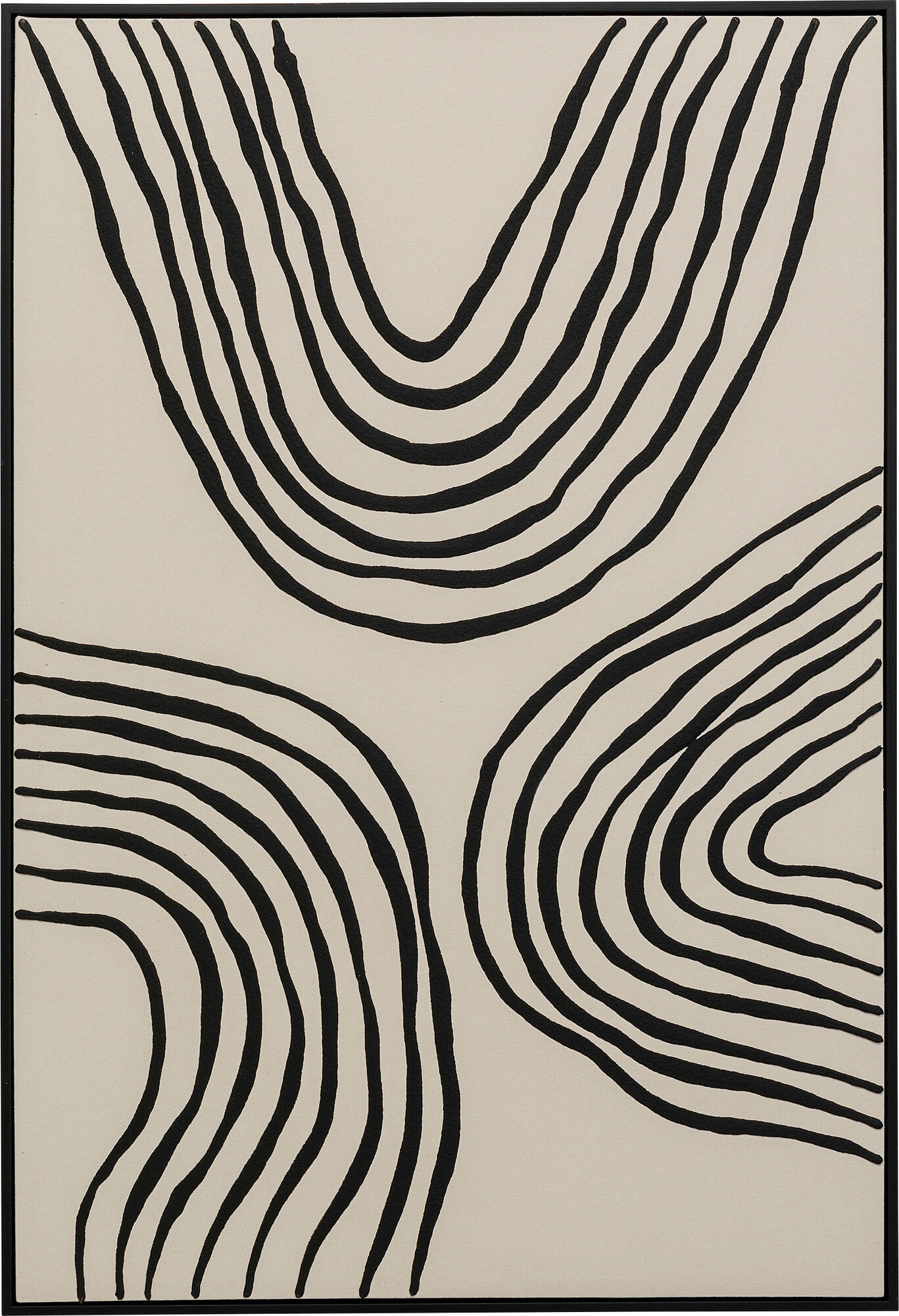 Leinwandbild Artistic Bow 70x110cm - Einzelstück – Grafik-1.