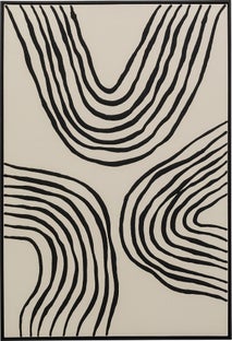 Leinwandbild Artistic Bow 70x110cm - Einzelstück – Grafik-1.