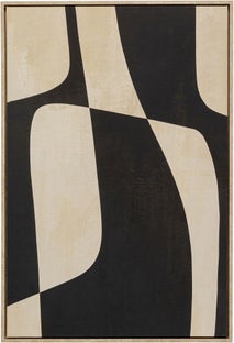 Leinwandbild Classic Shape Blacky 60x90cm – Grafik-1.