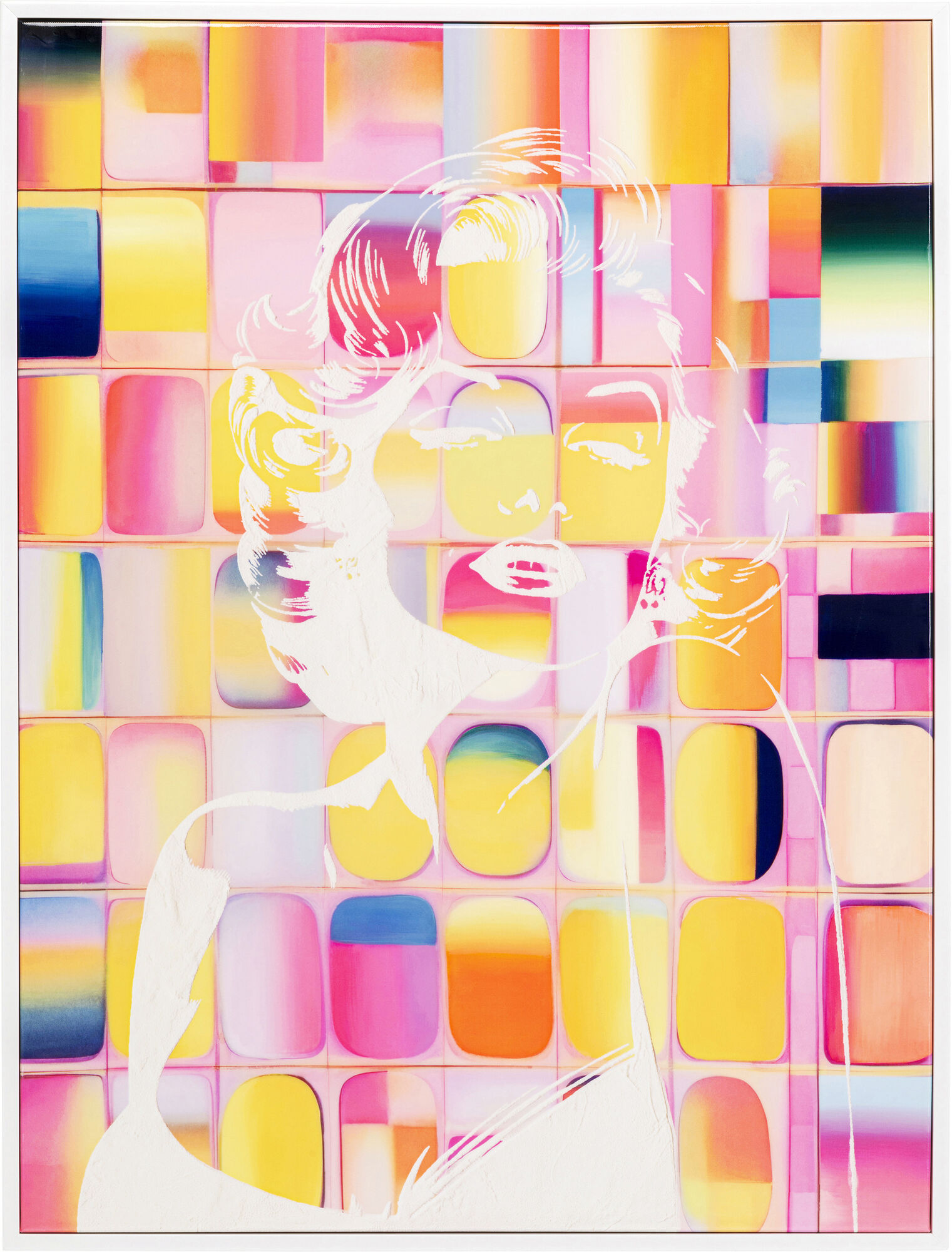 Leinwandbild Diva Pixel 120x90cm – Grafik-1.