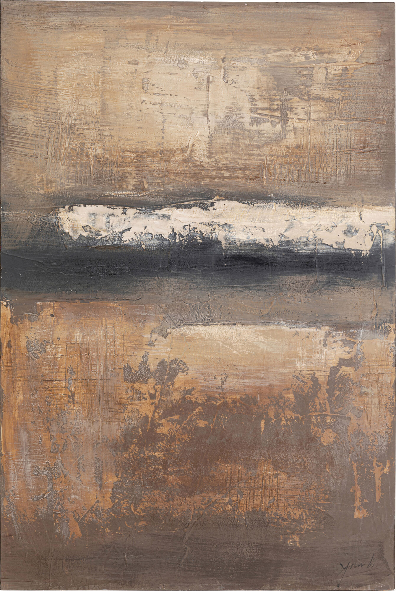 Leinwandbild Dusty Horizon 50x80cm – Grafik-1.