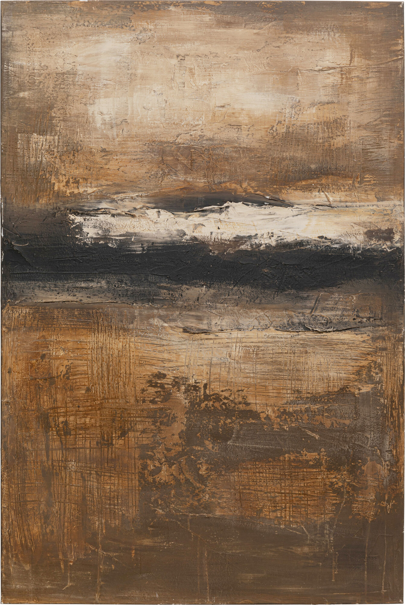 Leinwandbild Dusty Horizon 80x120cm – Grafik-1.