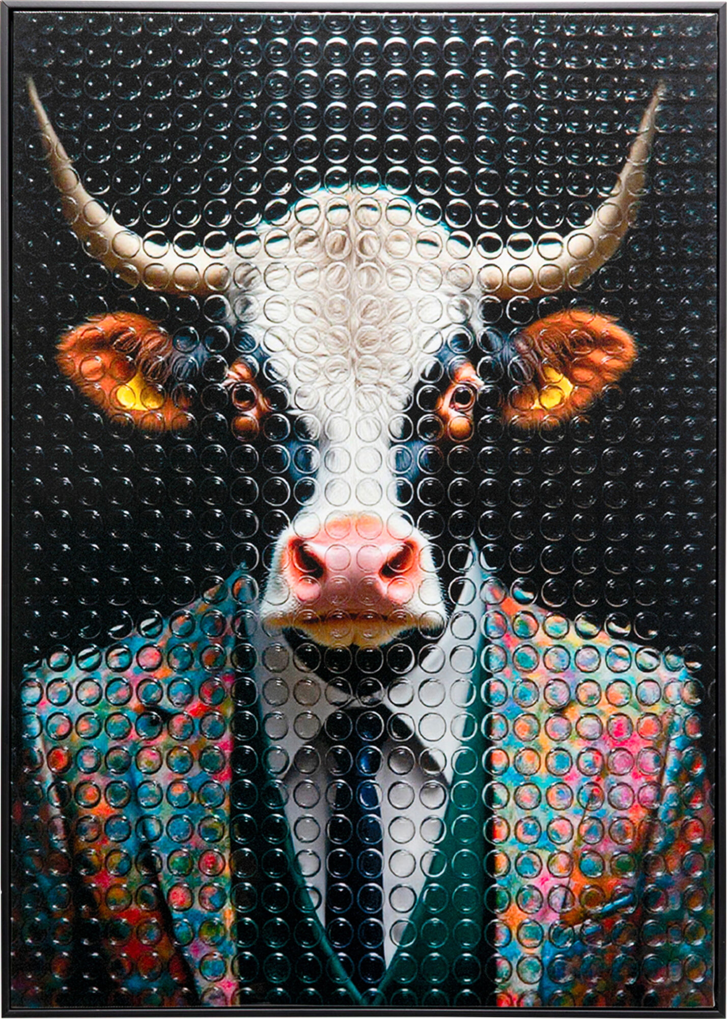 Leinwandbild Mister Bull 50x70cm – Grafik-1.