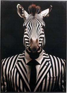 Leinwandbild Mister Zebra 50x70cm – Grafik-1.