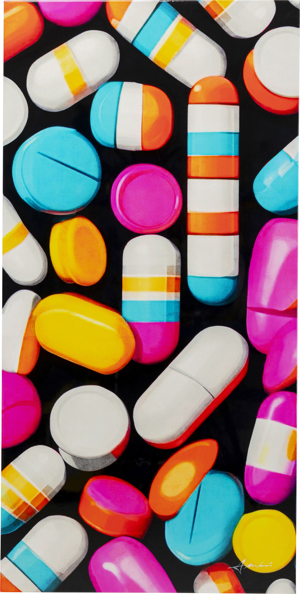 Leinwandbild Pastilla Stripes 70x140cm – Grafik-1.