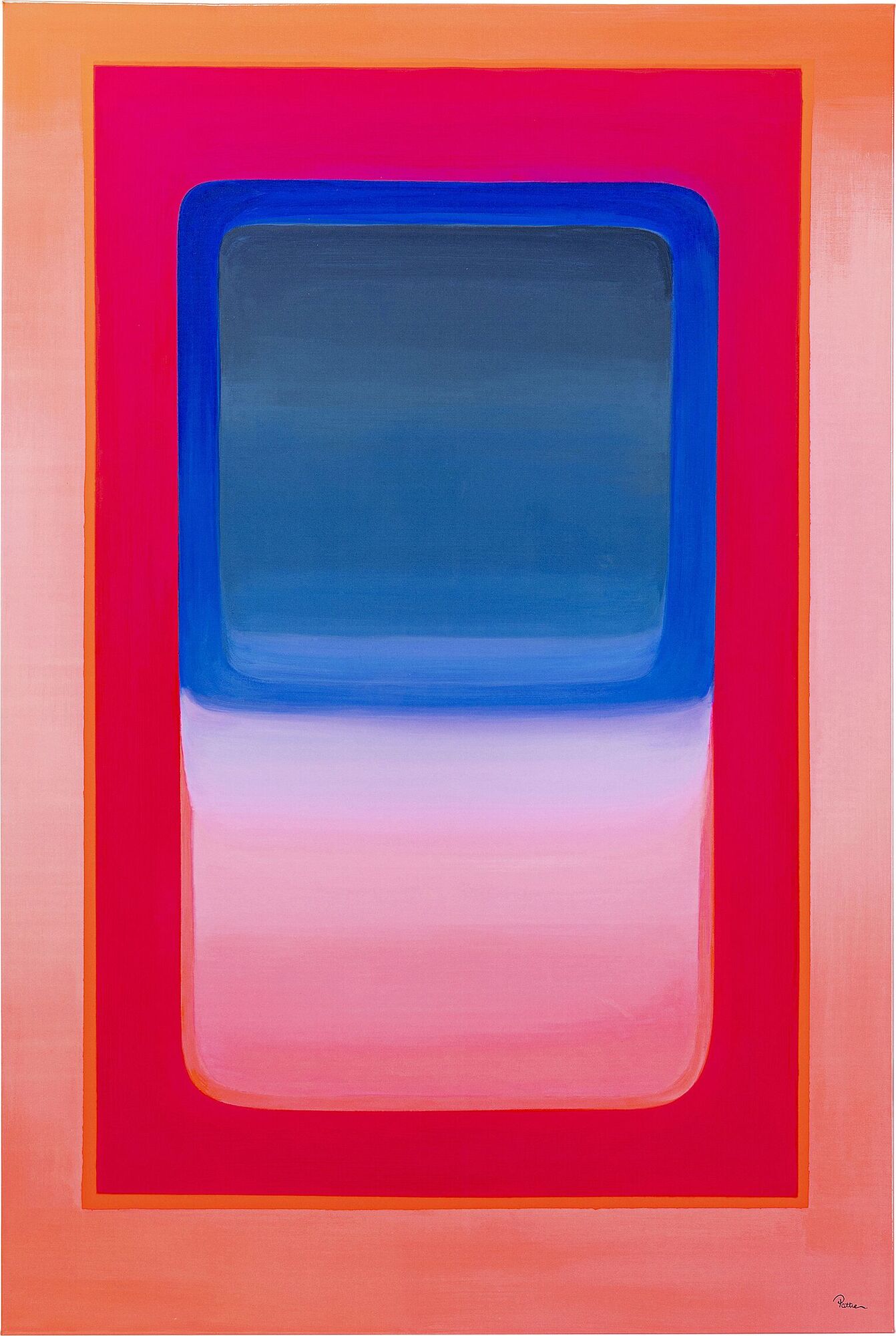 Leinwandbild Tendency Pink 150x100cm – Grafik-1.