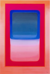 Leinwandbild Tendency Pink 150x100cm – Grafik-1.