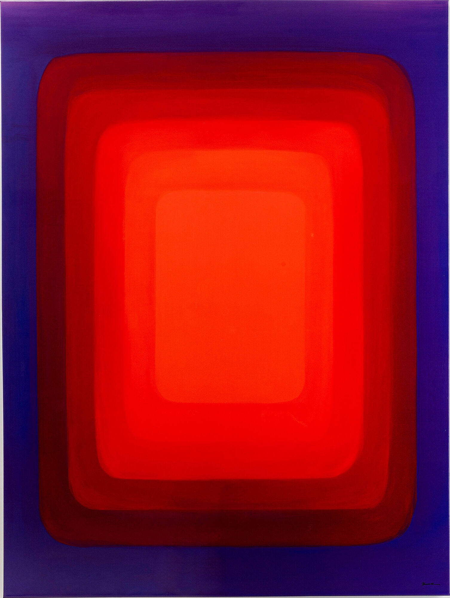 Leinwandbild Tendency Rot 120x160cm – Grafik-1.