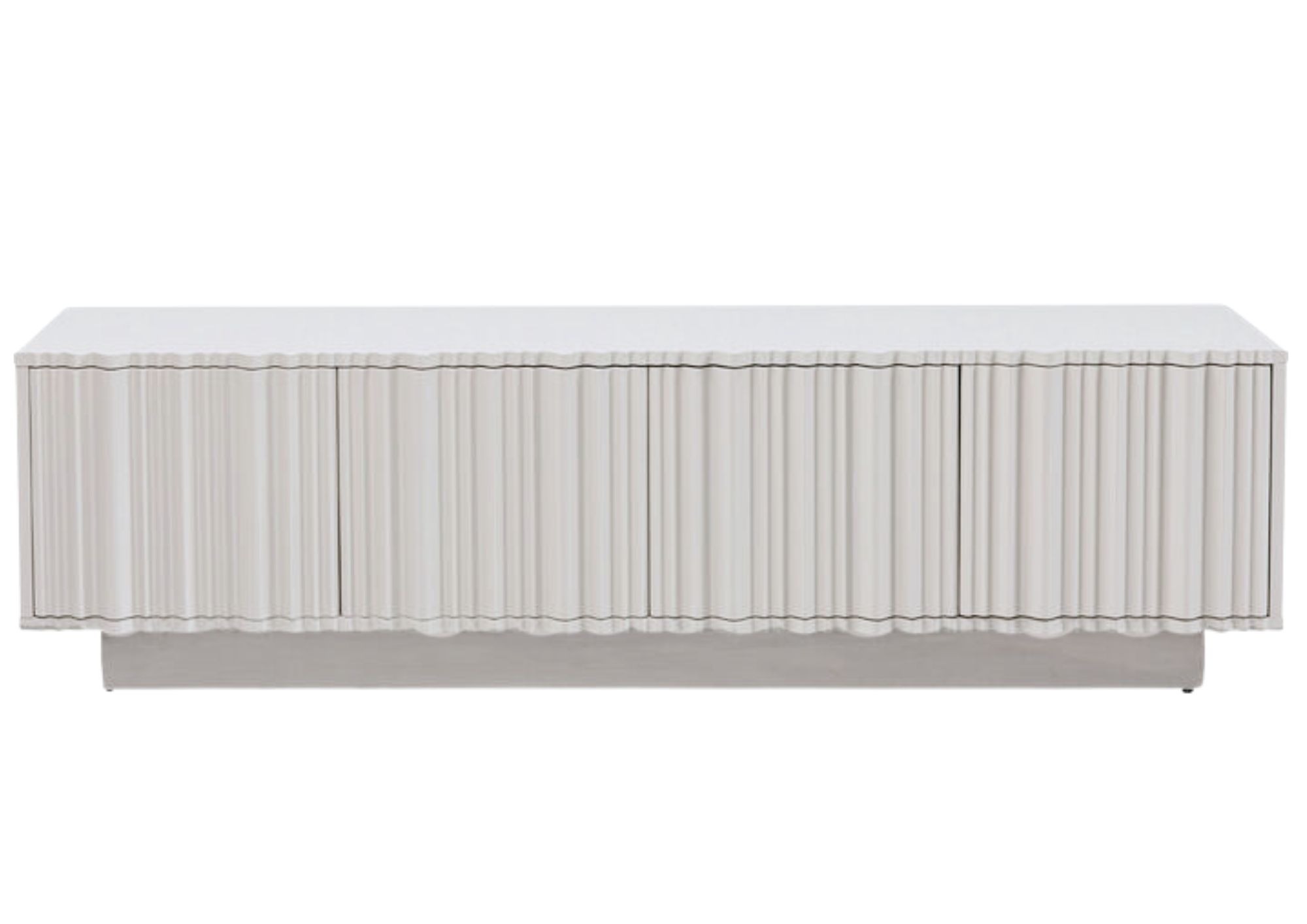 Lowboard Stucco Weiß 160x45cm