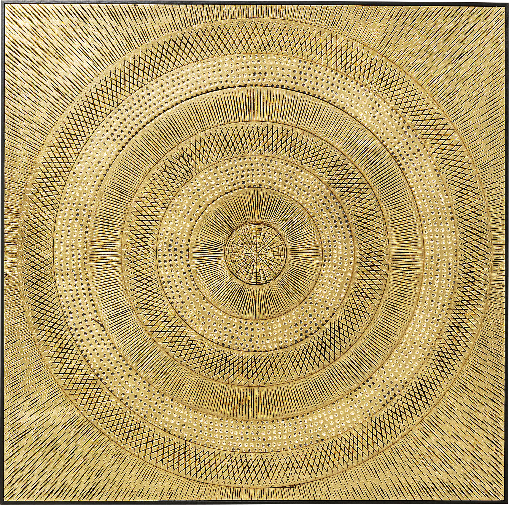 Objektbild Art Circle Gold 120x120cm – Grafik-1.