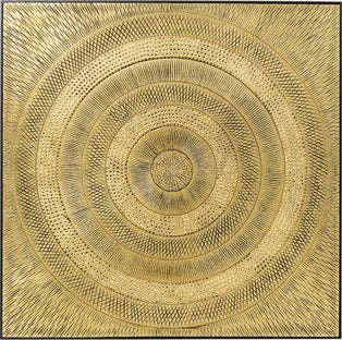 Objektbild Art Circle Gold 120x120cm – Grafik-1.