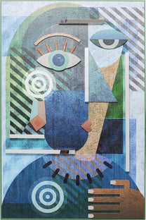 Objektbild Geometric Woman 100x150cm – Grafik-1.