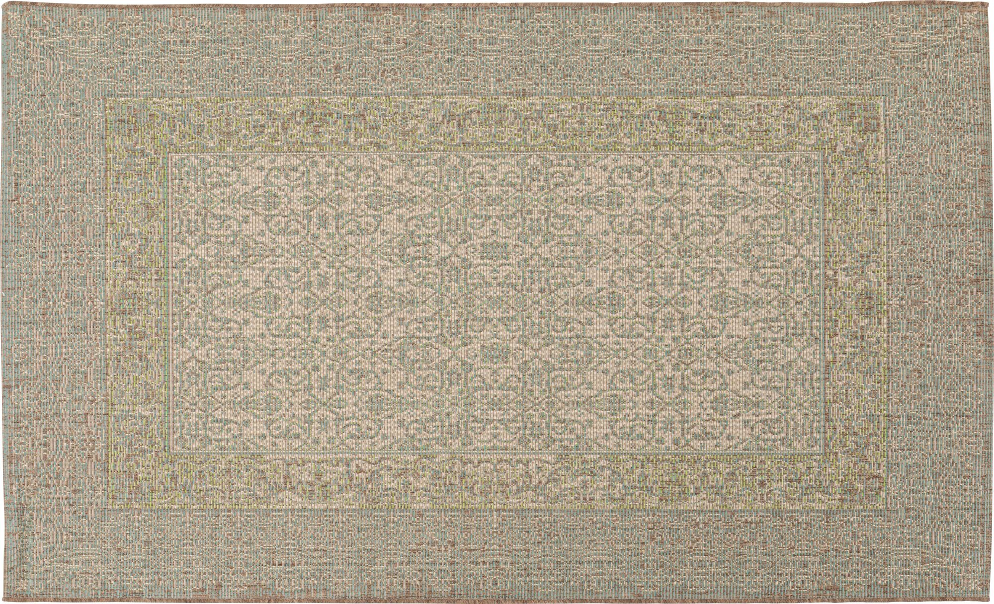 Outdoor Teppich Adorno Grün 230x330cm – Grafik-1.