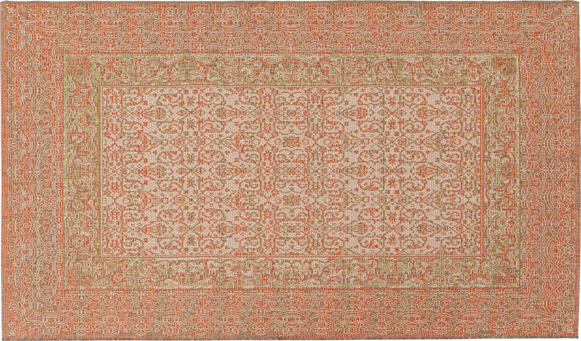 Outdoor Teppich Adorno Orange 230x330cm – Grafik-1.