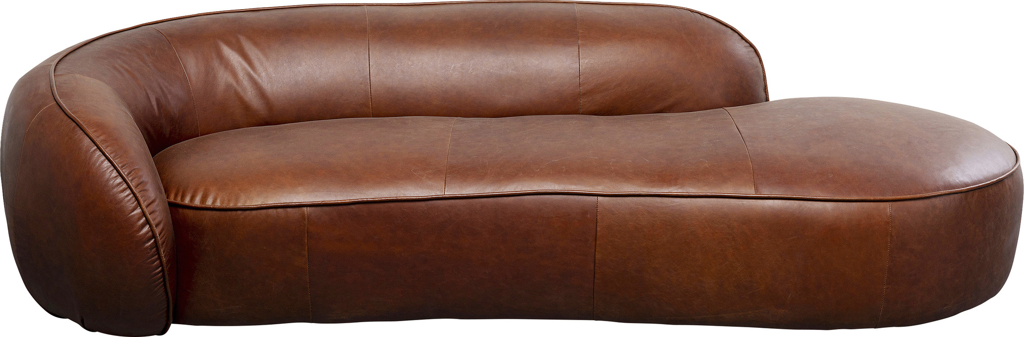 Produkt: Recamiere Wonder Leder Braun 252cm.