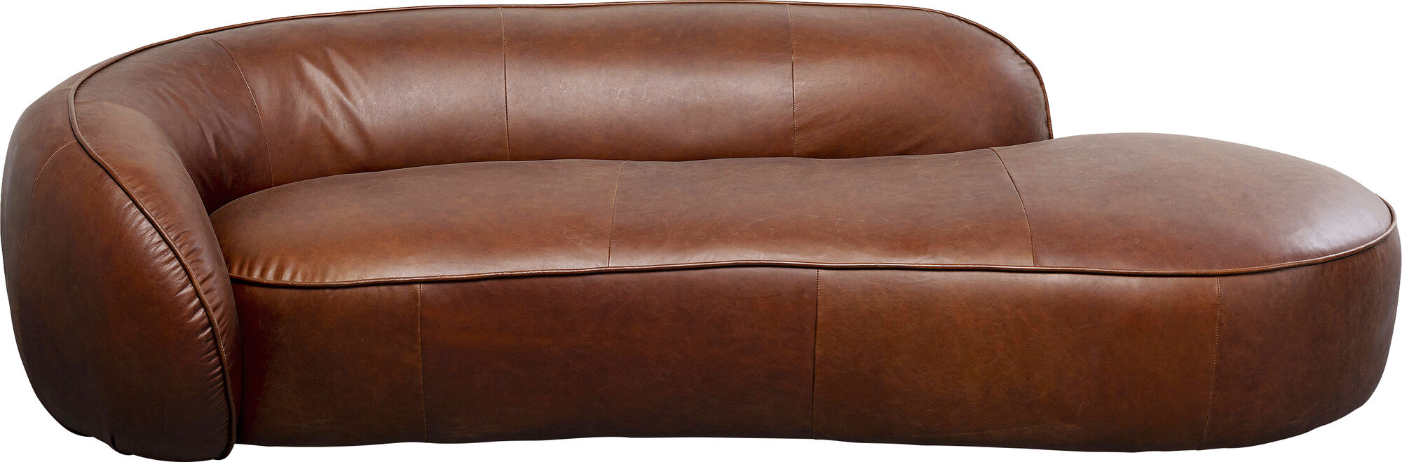 Recamiere Wonder Leder Braun 252cm – Grafik-1.