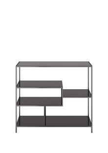 Regal Loft Schwarz 115x100cm – Grafik-1.