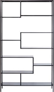 Regal Loft Schwarz 115x195cm – Grafik-1.