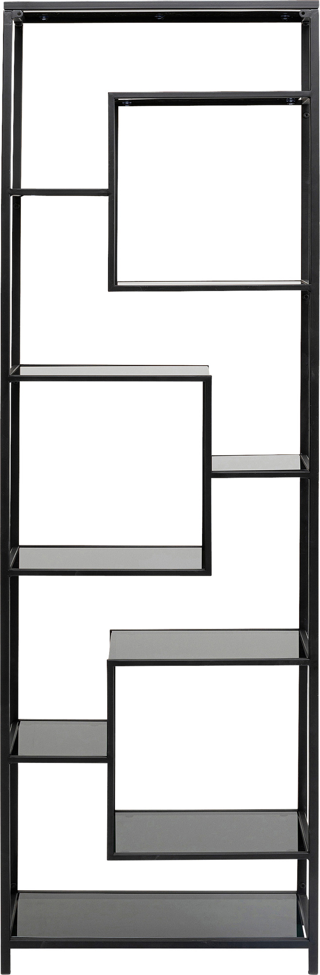 Regal Loft Schwarz 60x195cm