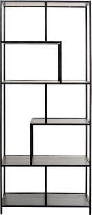 Regal Loftie Schwarz 77x185cm – Grafik-1.