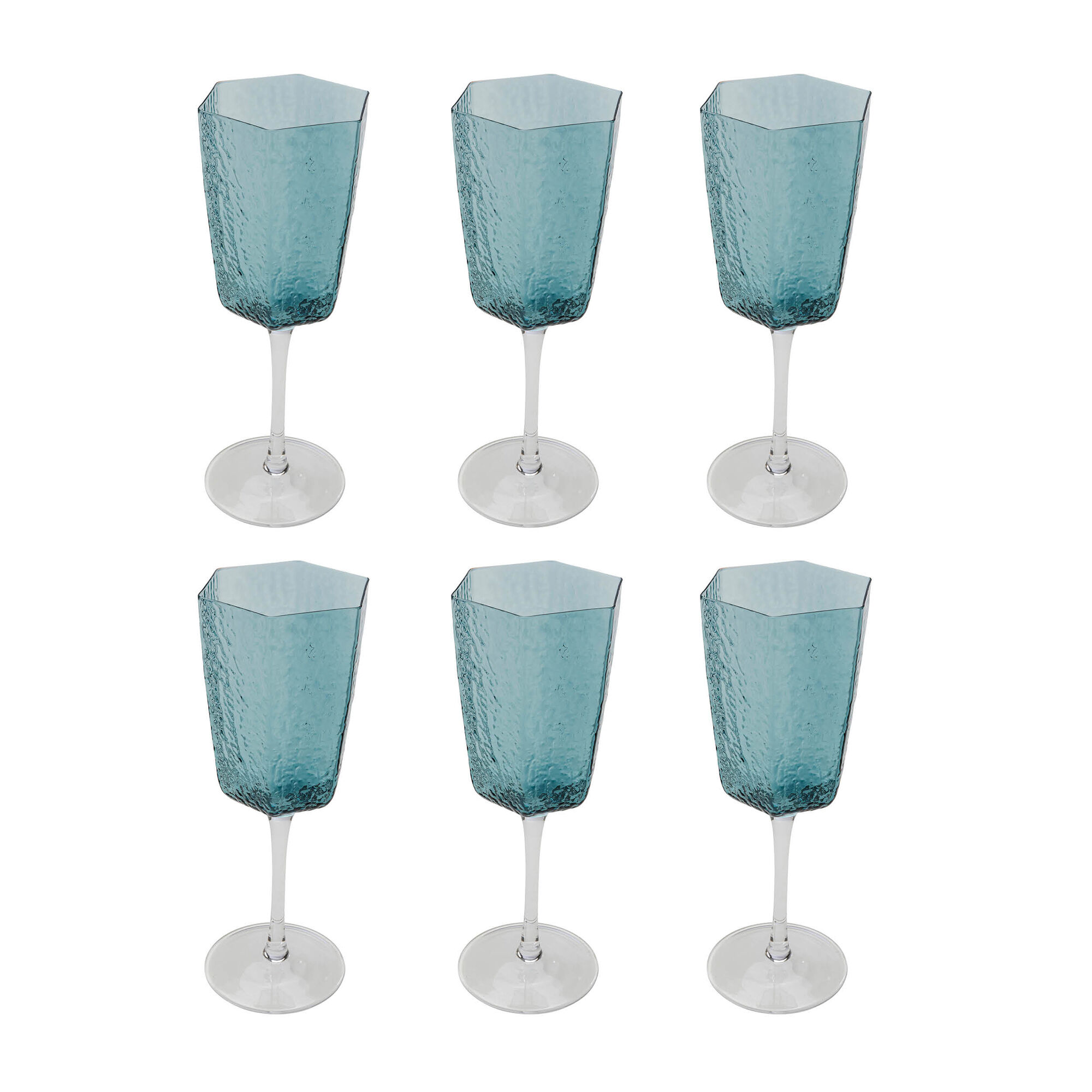 Rotweinglas Cascata Blau (6/tlg.) – Grafik-1.