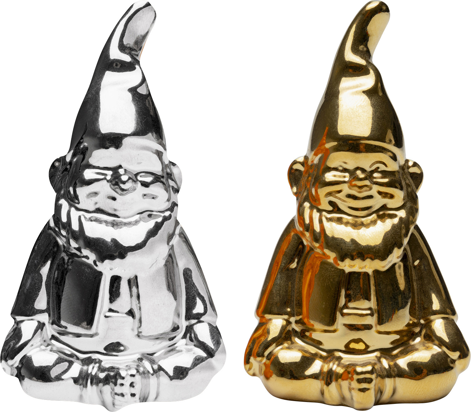 Produkt: Salz und Pfeffer Zwerg Silber Und Gold (2/Set).