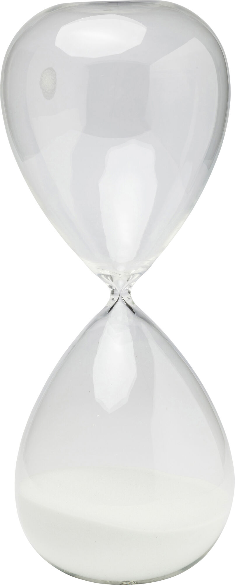 Sanduhr Timer Weiß 45cm – Grafik-1.