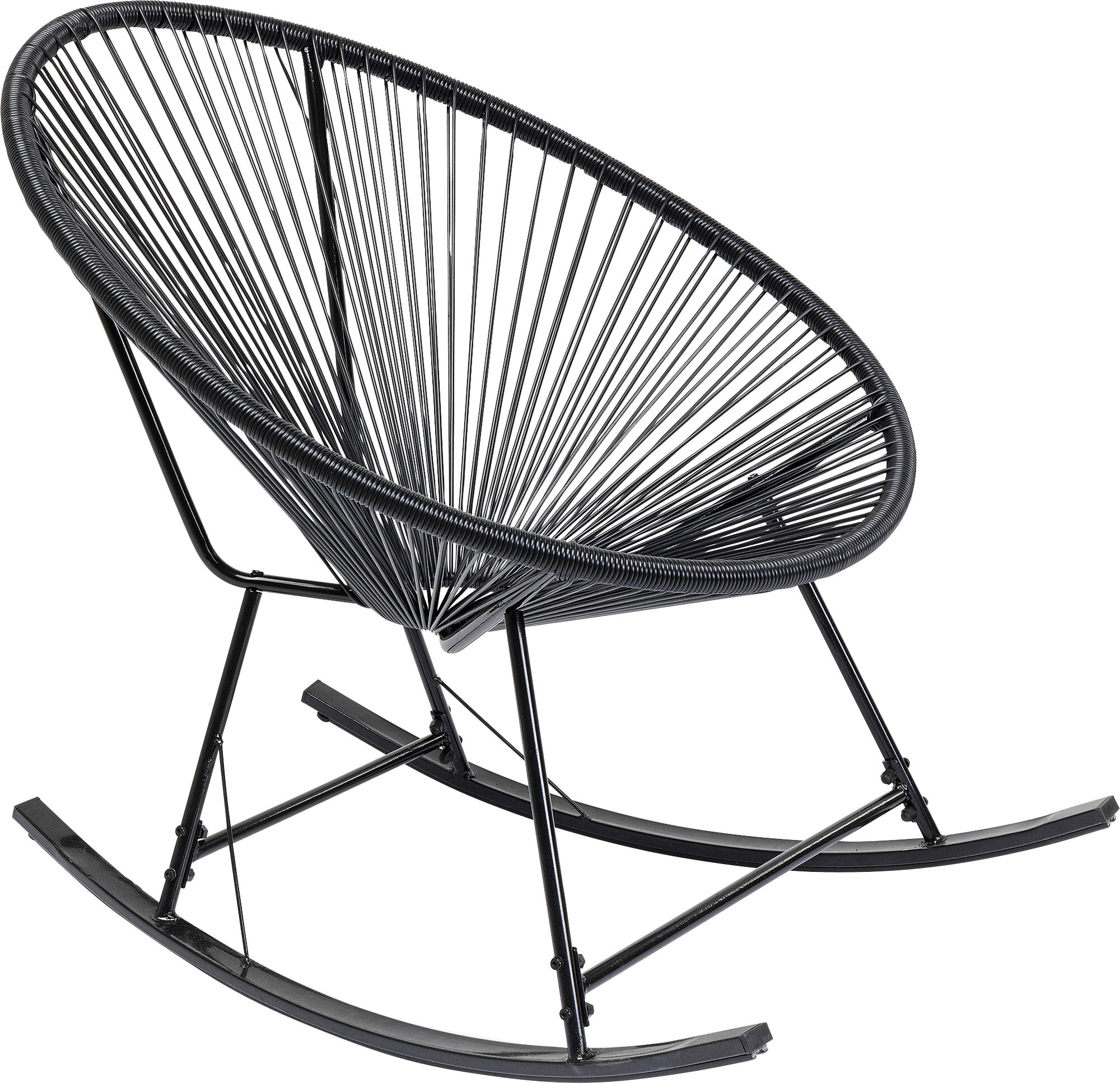 Schaukelstuhl Acapulco Mono Schwarz – Grafik-1.
