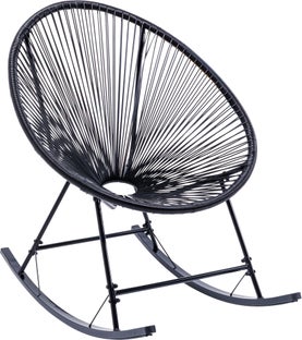 Schaukelstuhl Acapulco Mono Schwarz – Grafik-1.