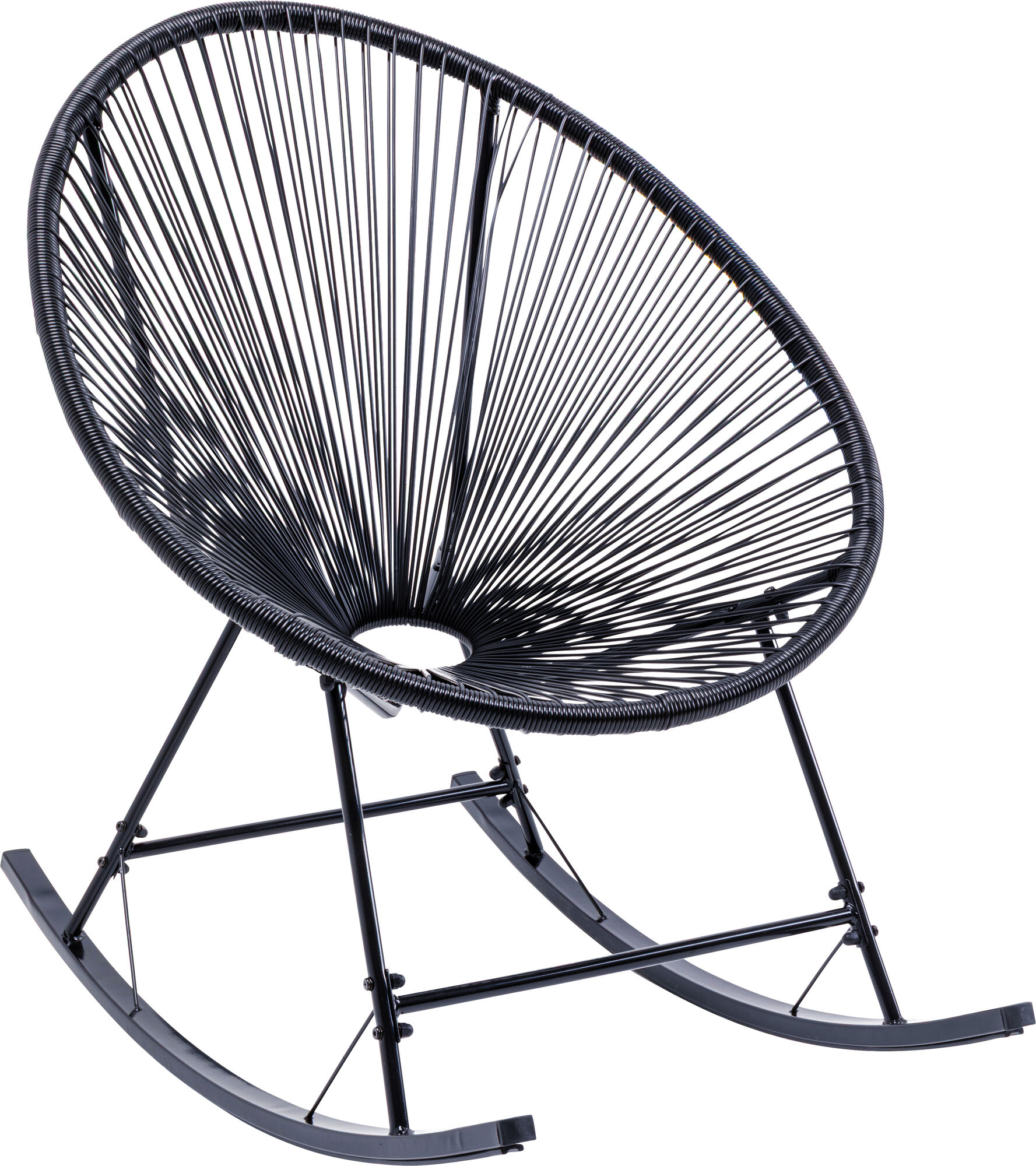 Schaukelstuhl Acapulco Mono Schwarz – Grafik-1.