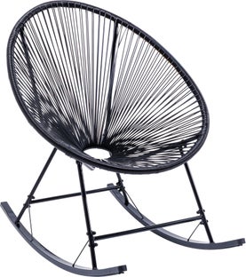 Schaukelstuhl Acapulco Mono Schwarz – Grafik-1.