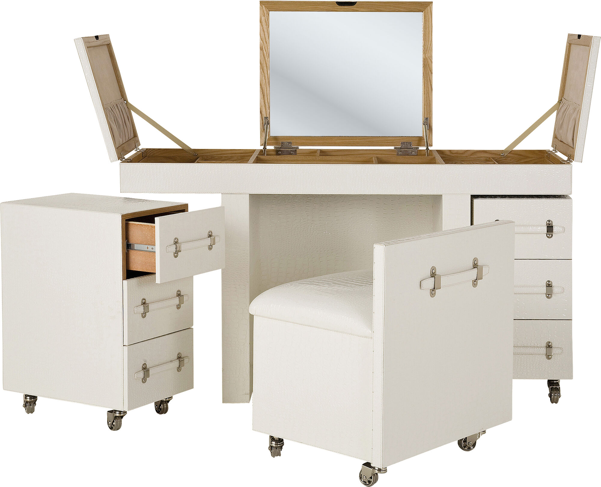 Schminkkombination Diva Croco White – Grafik-1.