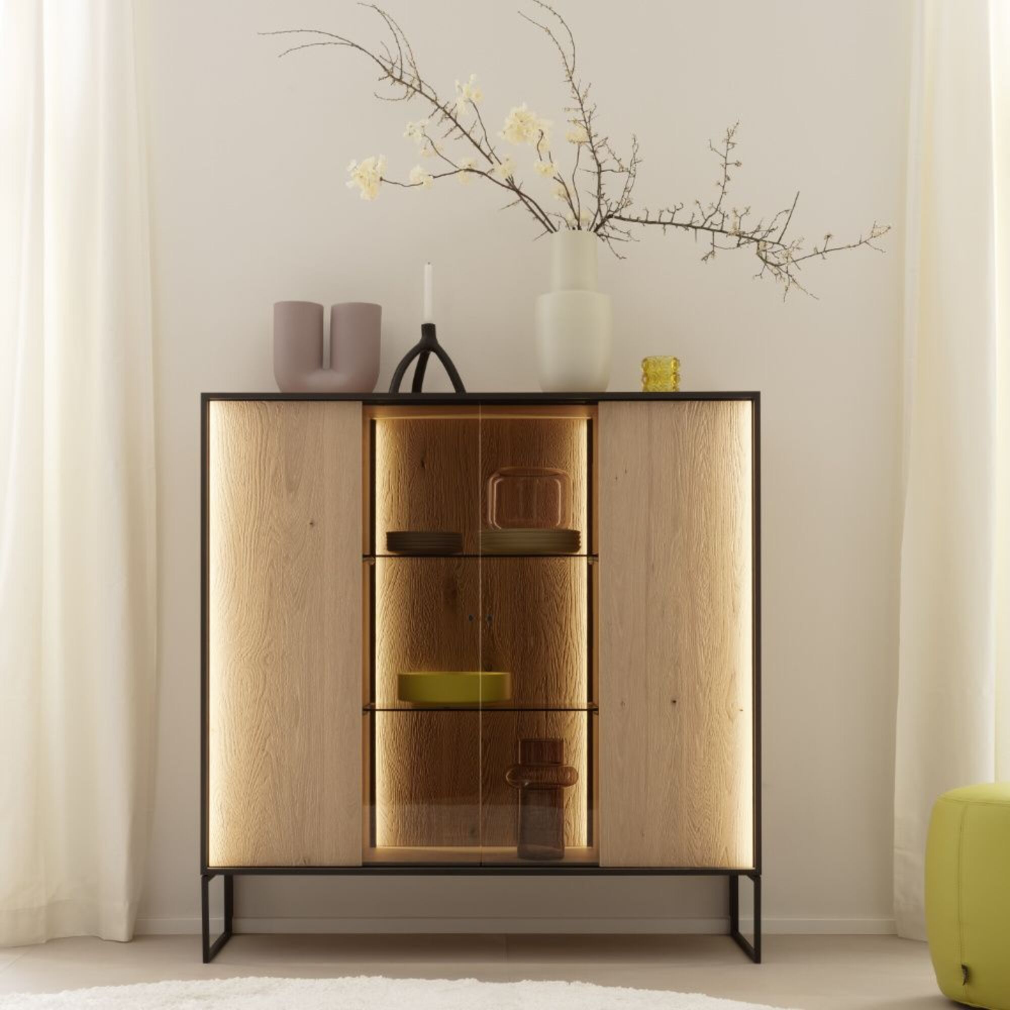 SCHÖNER WOHNEN Kollektion - Highboard Yola – Grafik-1.