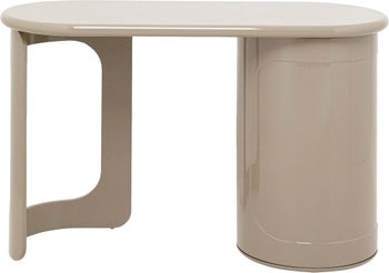 Schreibtisch Glossy Taupe 120x80cm – Grafik-1.
