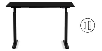 Schreibtisch Office Smart Schwarz Schwarz 120x60 – Grafik-1.