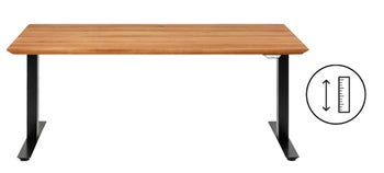 Schreibtisch Office Symphony Eiche Schwarz 180x90 – Grafik-1.