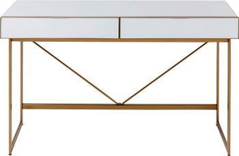 Schreibtisch Soran Gold 120x50cm – Grafik-1.