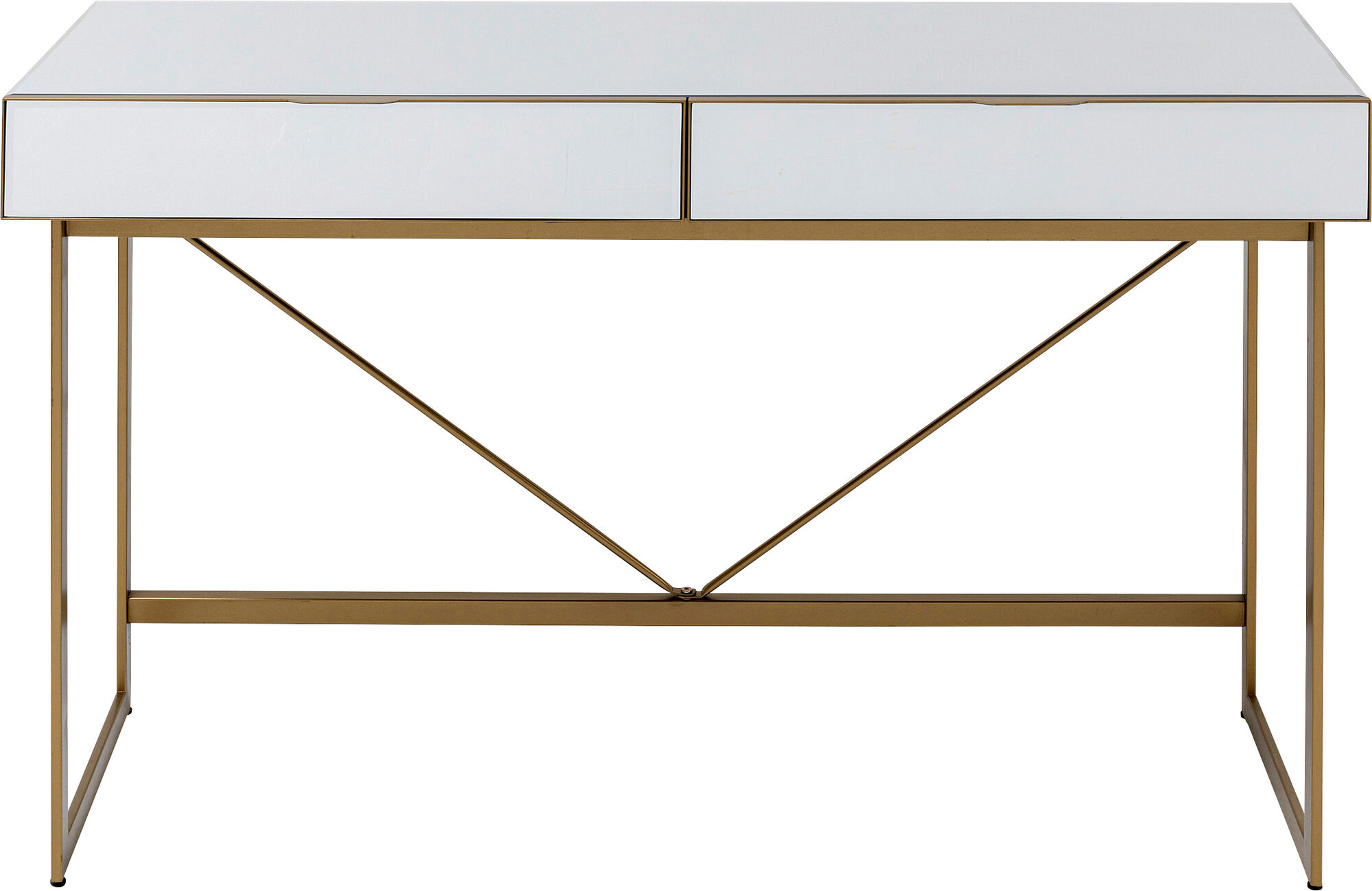Schreibtisch Soran Gold 120x50cm – Grafik-1.