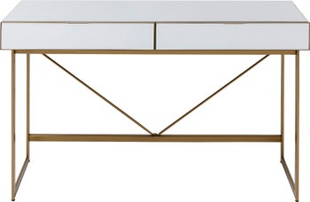 Schreibtisch Soran Gold 120x50cm – Grafik-1.