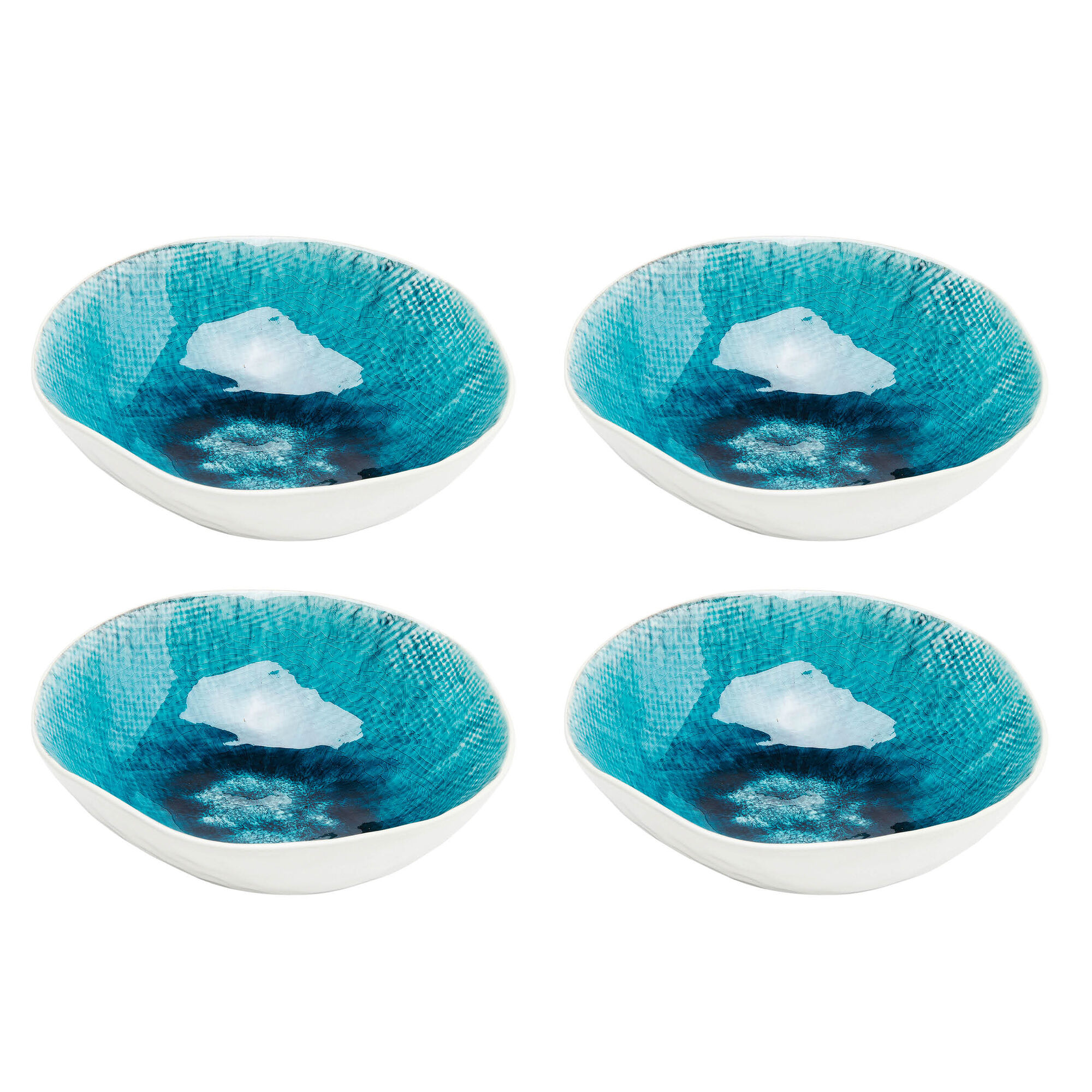 KARE DESIGN Schüssel Mustique Ø17cm (4-tlg.) Steingut - Image 4