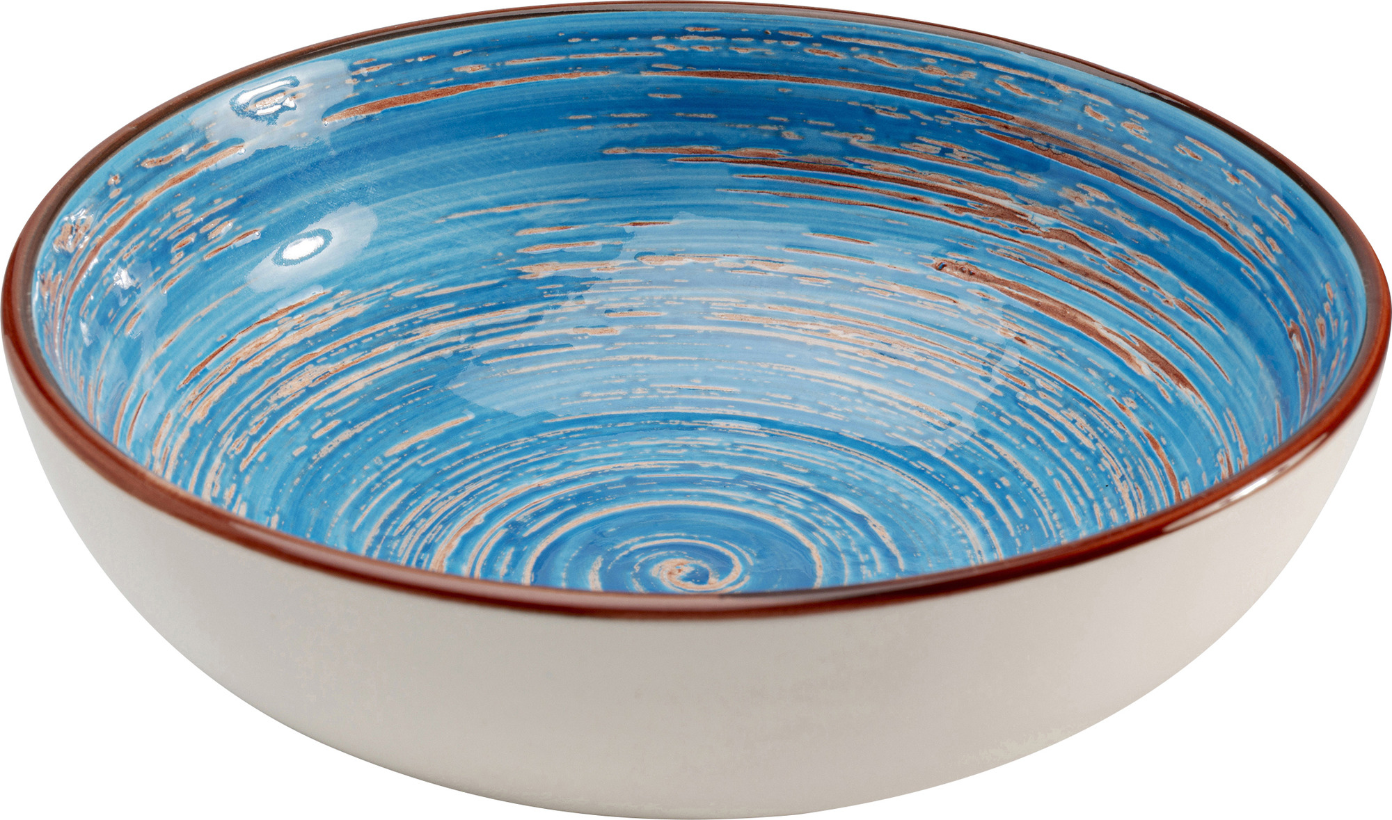 Schüssel Swirl Blau Ø18cm