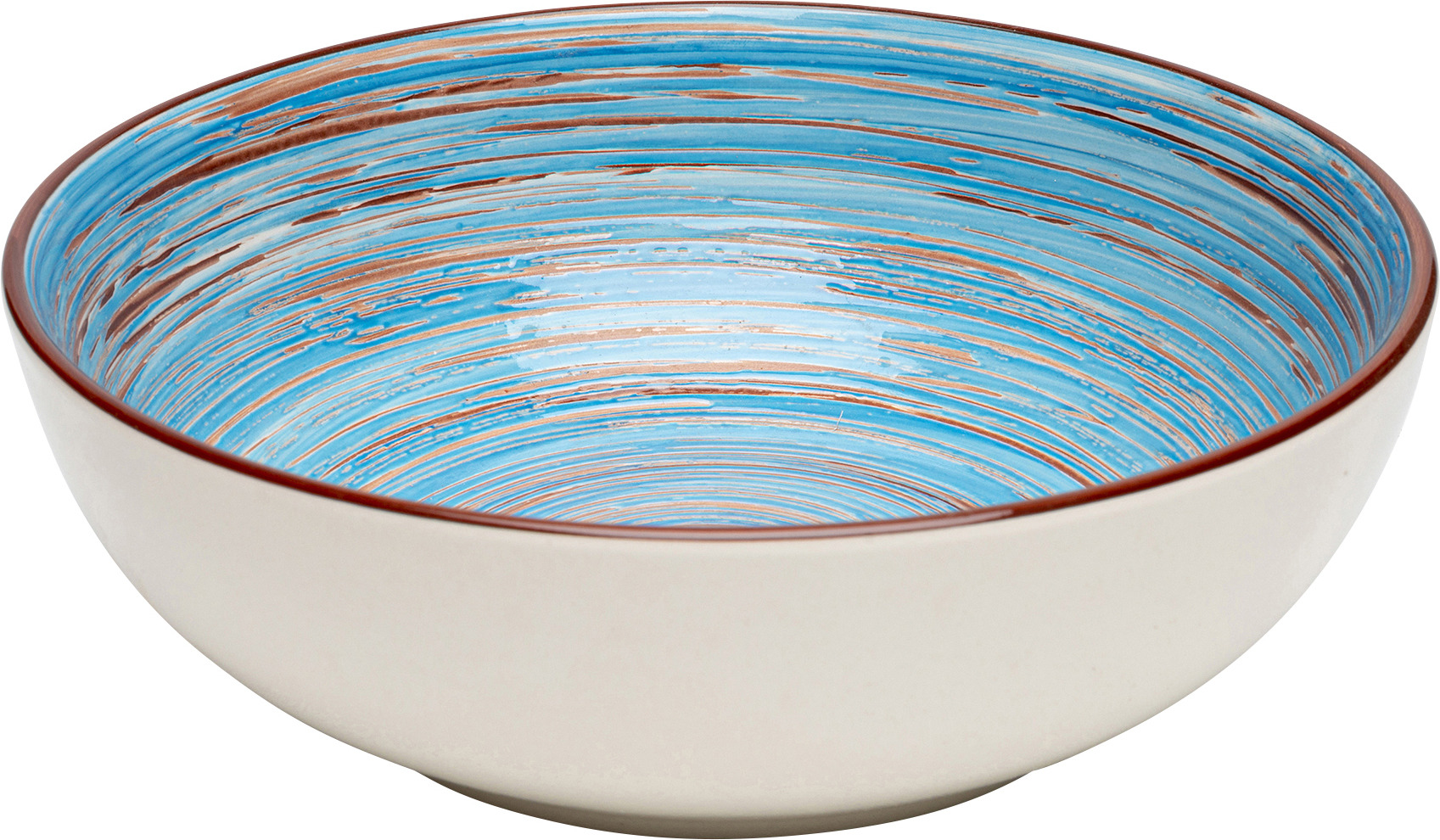 Schüssel Swirl Blau Ø22cm