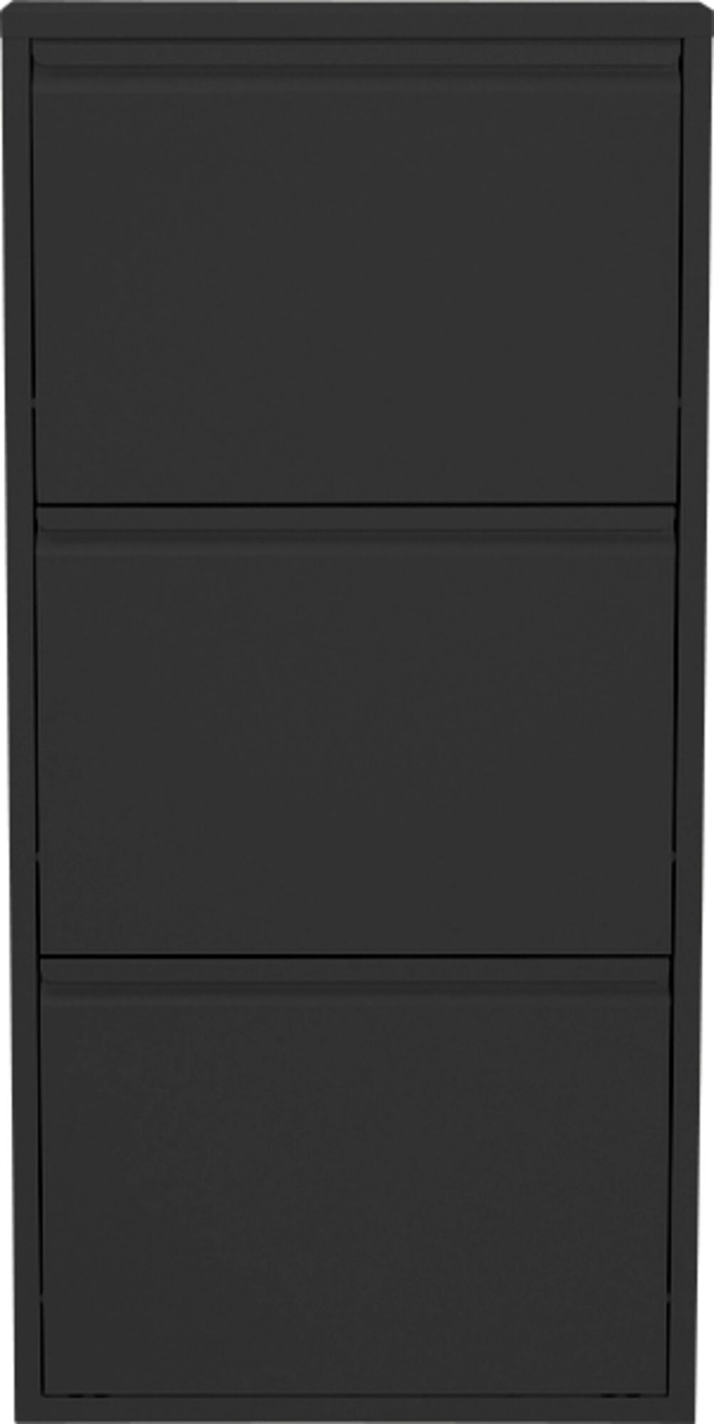 Schuhkipper Caruso 3-er Schwarz – Grafik-1.